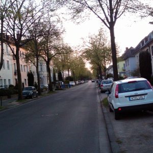 Blick auf die Preußenstraße